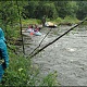 5. Река Ушма. Отплытие группы водников